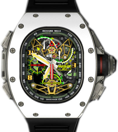 Richard Mille Replica RM 50-02 ACJ Tourbillon Split Seconds Chronograph watch